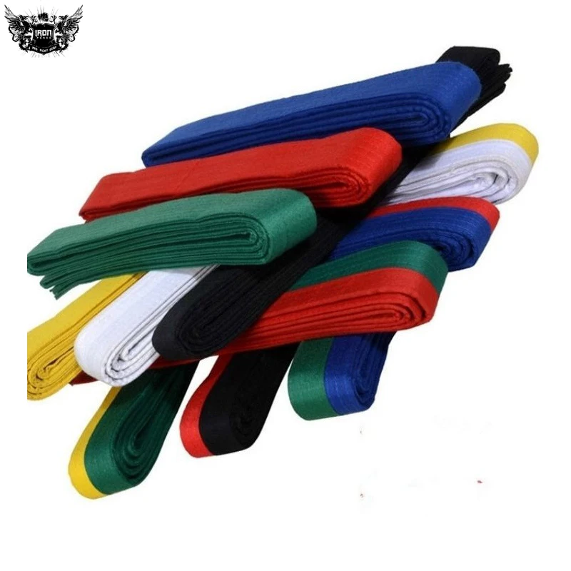 New Wholesale Custom Logo Embroidery Martial Arts Taekwondo Karate Judo BJJ Karate Belts