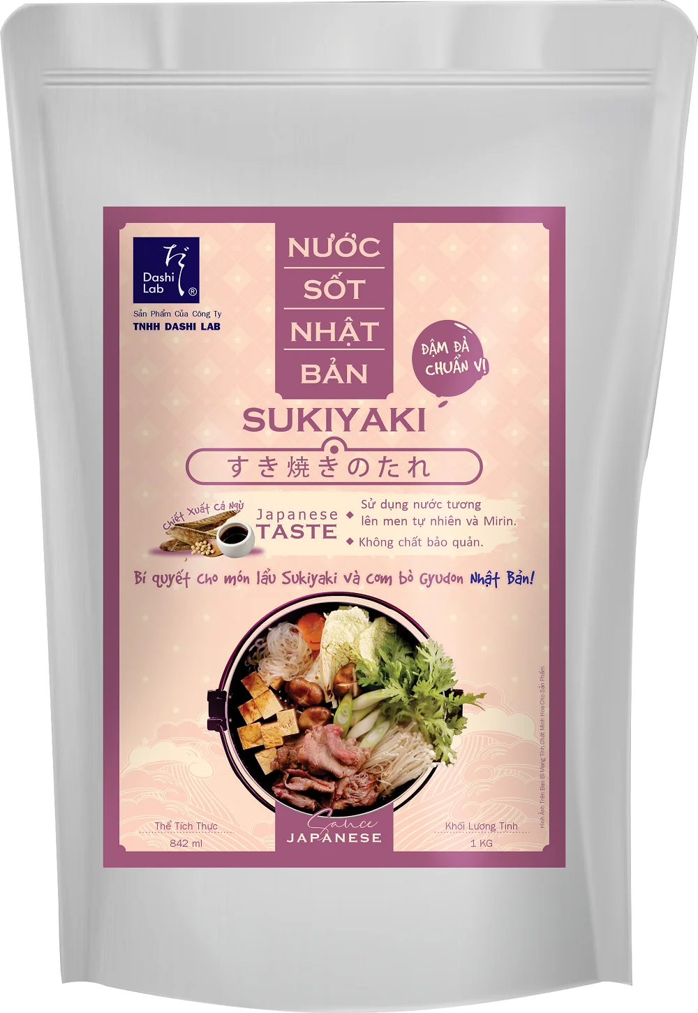 Japanese High Quality OEM Private Label 1kg Sukiyaki Sauce (Japanese Beef Hotpot Sauce) From Vietnam Manufacturer