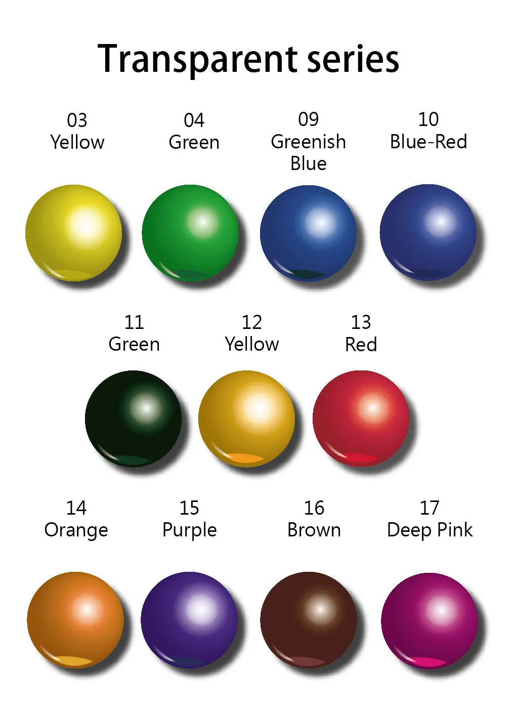 
24 color epoxy pigment for epoxy resin pigment 