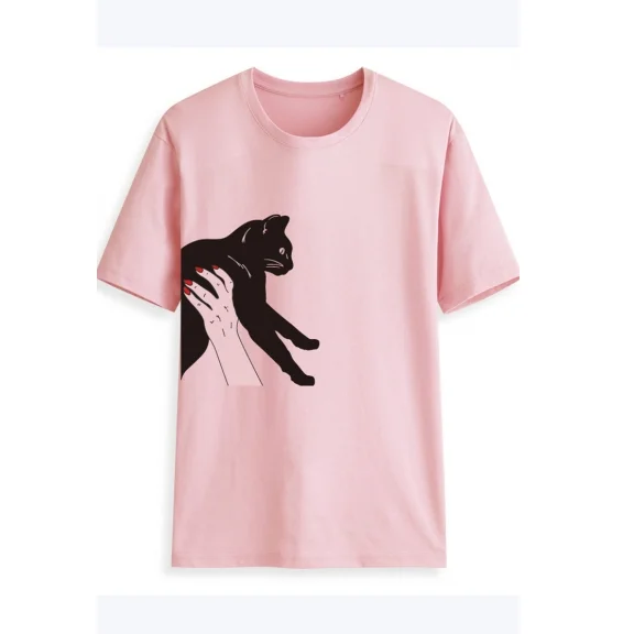 Wholesale Kids Clothes Print Pattern Girls 100% Organic Cotton T-shirts Direct Factory Manufacturer from Bangladesh