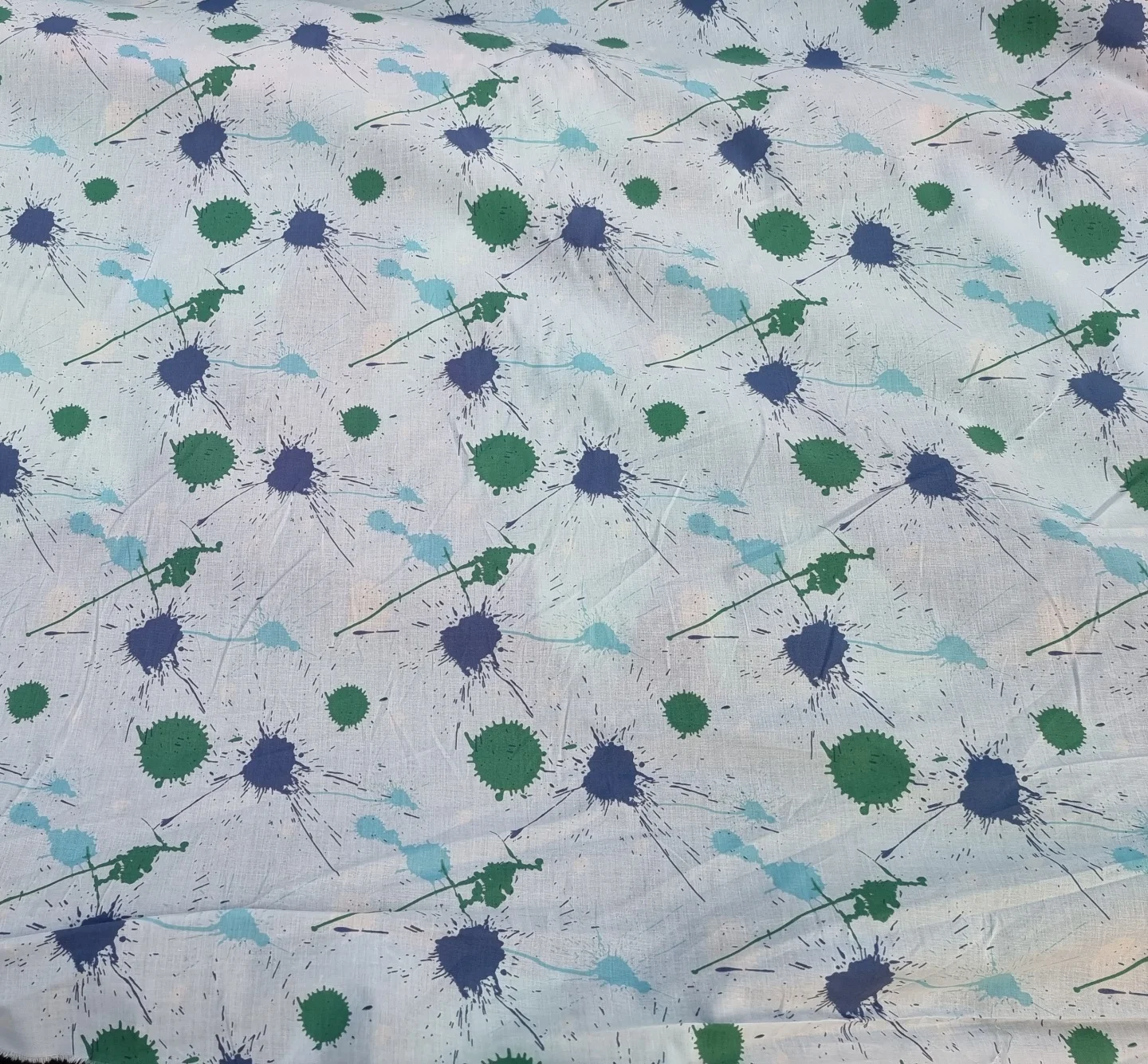 Design paint smeared 100% Woven Cotton Printed Fabric Made in korea Best Price top Quality