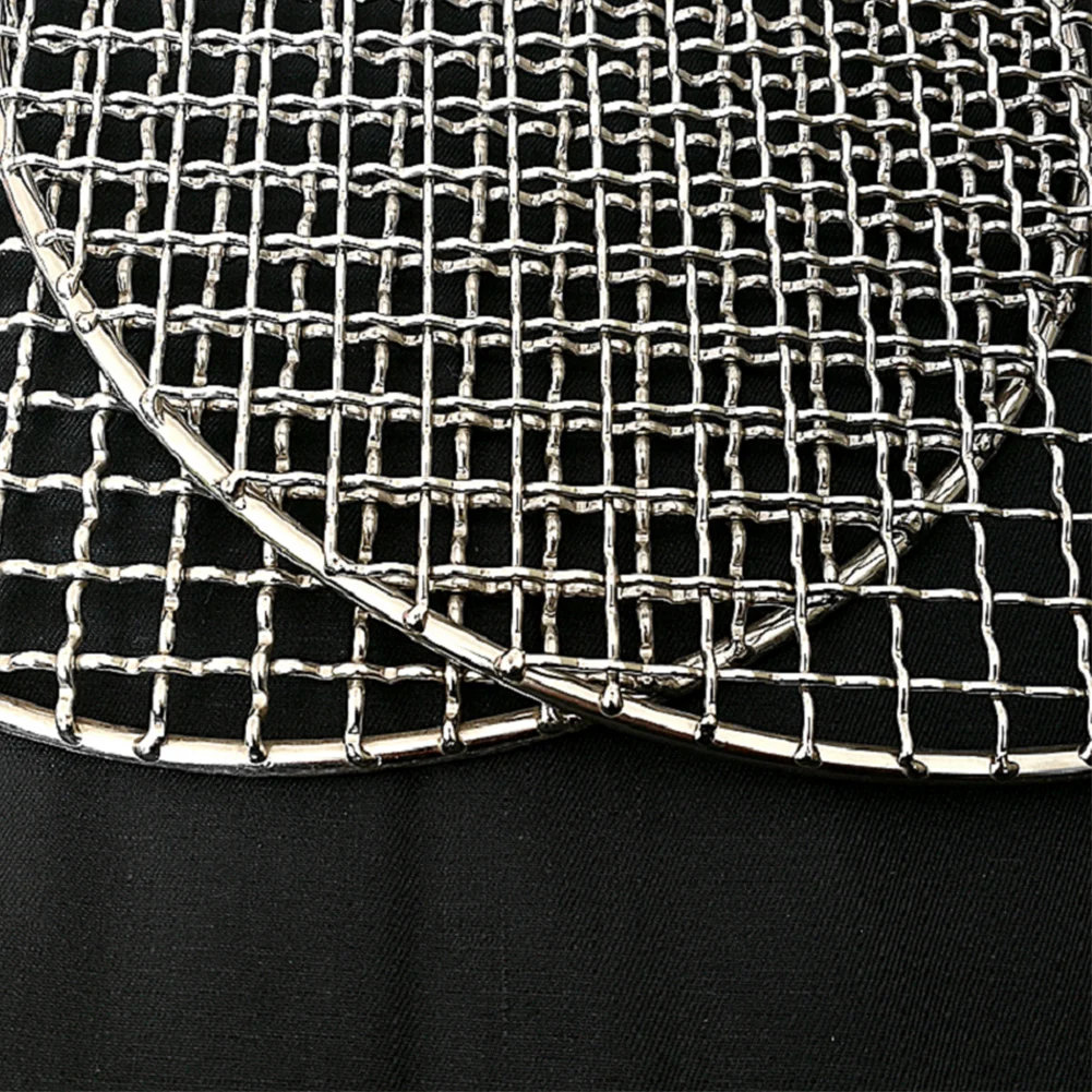2021 reusable BBQ grilling net made by inox 304 cheap price for camping picnic