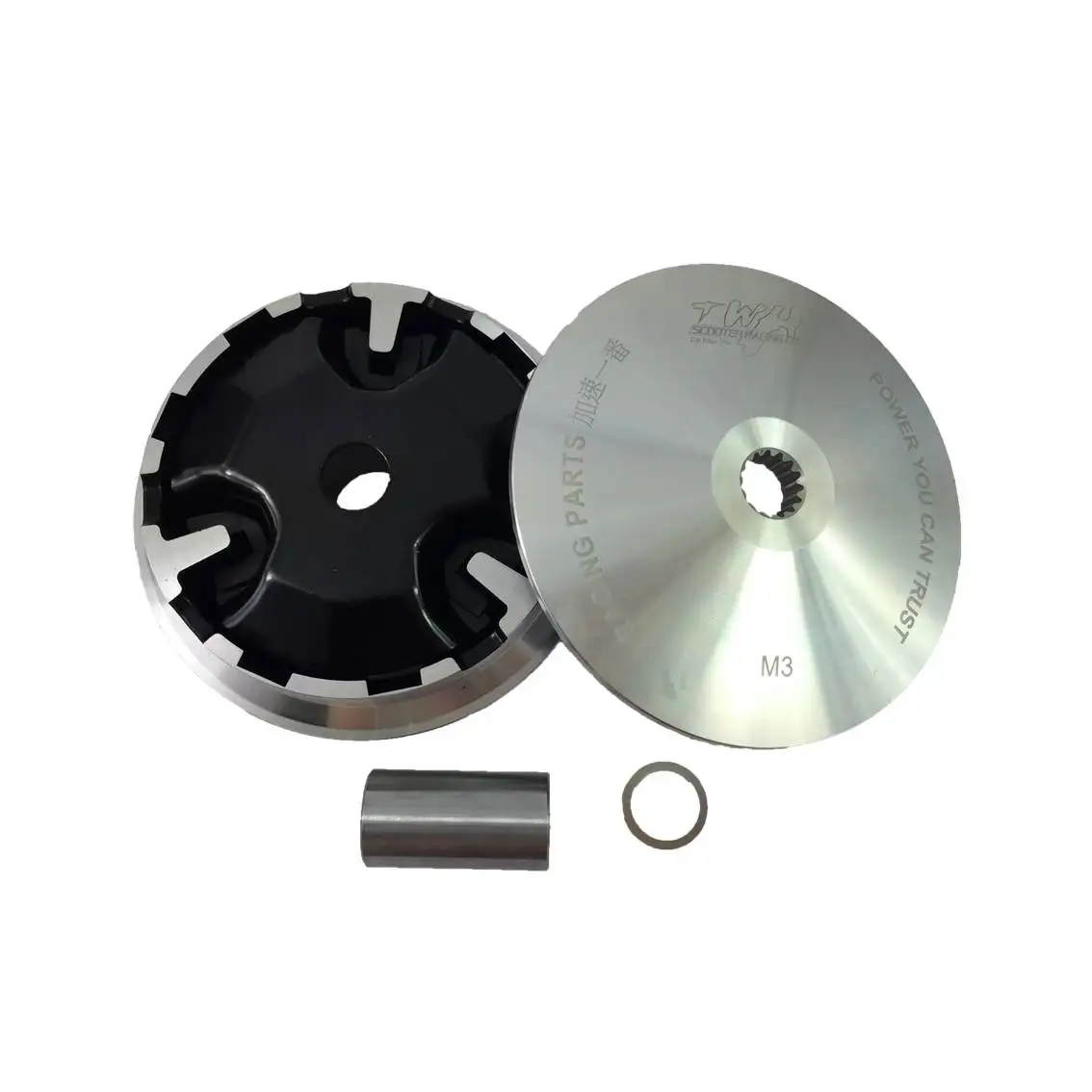 M3 aluminium belt flat motor pulley for YAMAHA