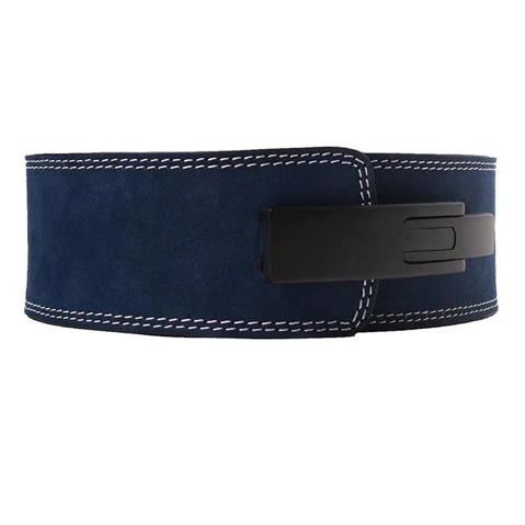 Custom Gym Belt Durable Comfortable Leather Weightlifting Belt Buckle  lever weightlifting belt