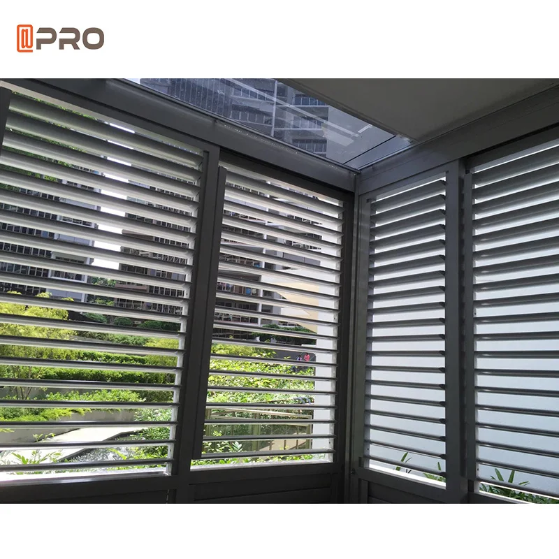 Factory High Quality Aluminum Sun Louver Window for House