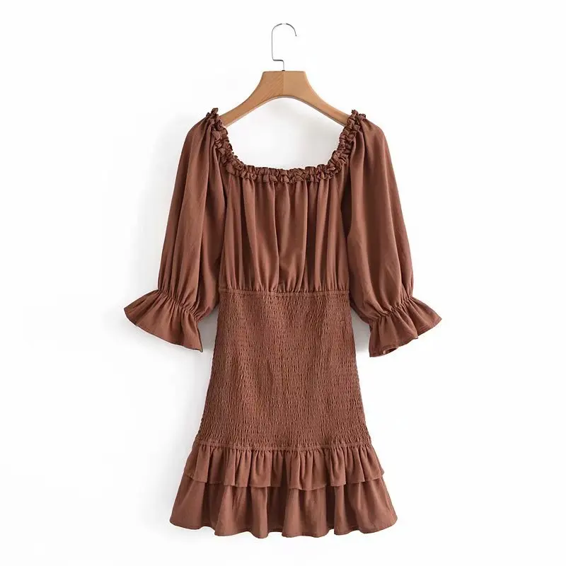  2021 summer new arrival cut out casual short cotton sexy women dresses club