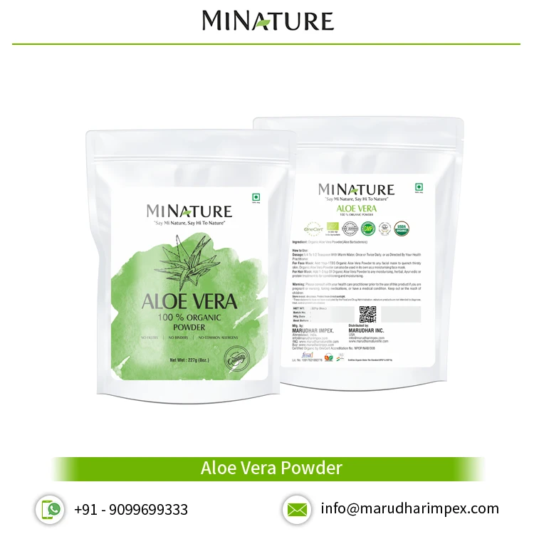 Exclusive Deal on Impressive Quality Herbal Aloe Vera Powder Used for Hair Wash