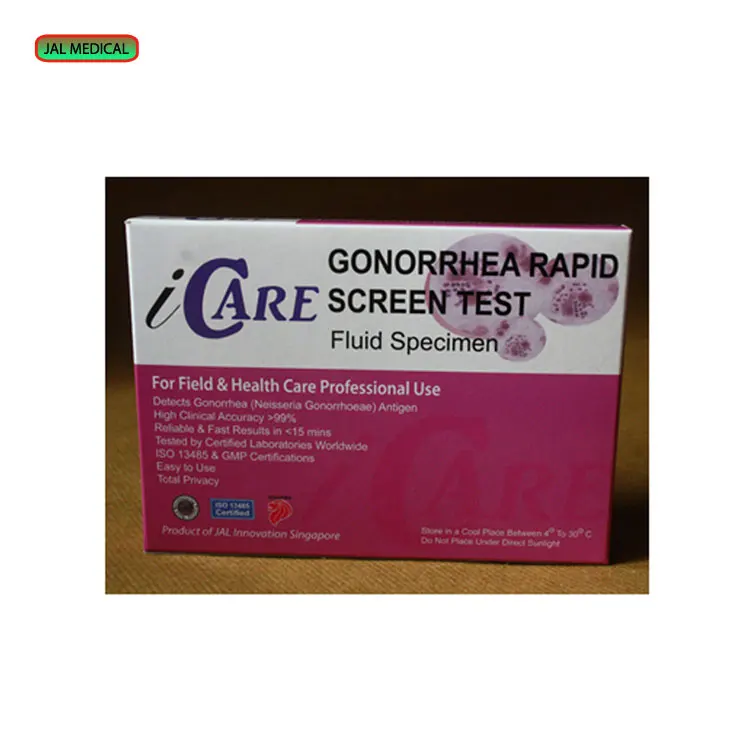 Производитель из Сингапура, медицинский чувствительный Набор для быстрого тестирования гонореи на продажу