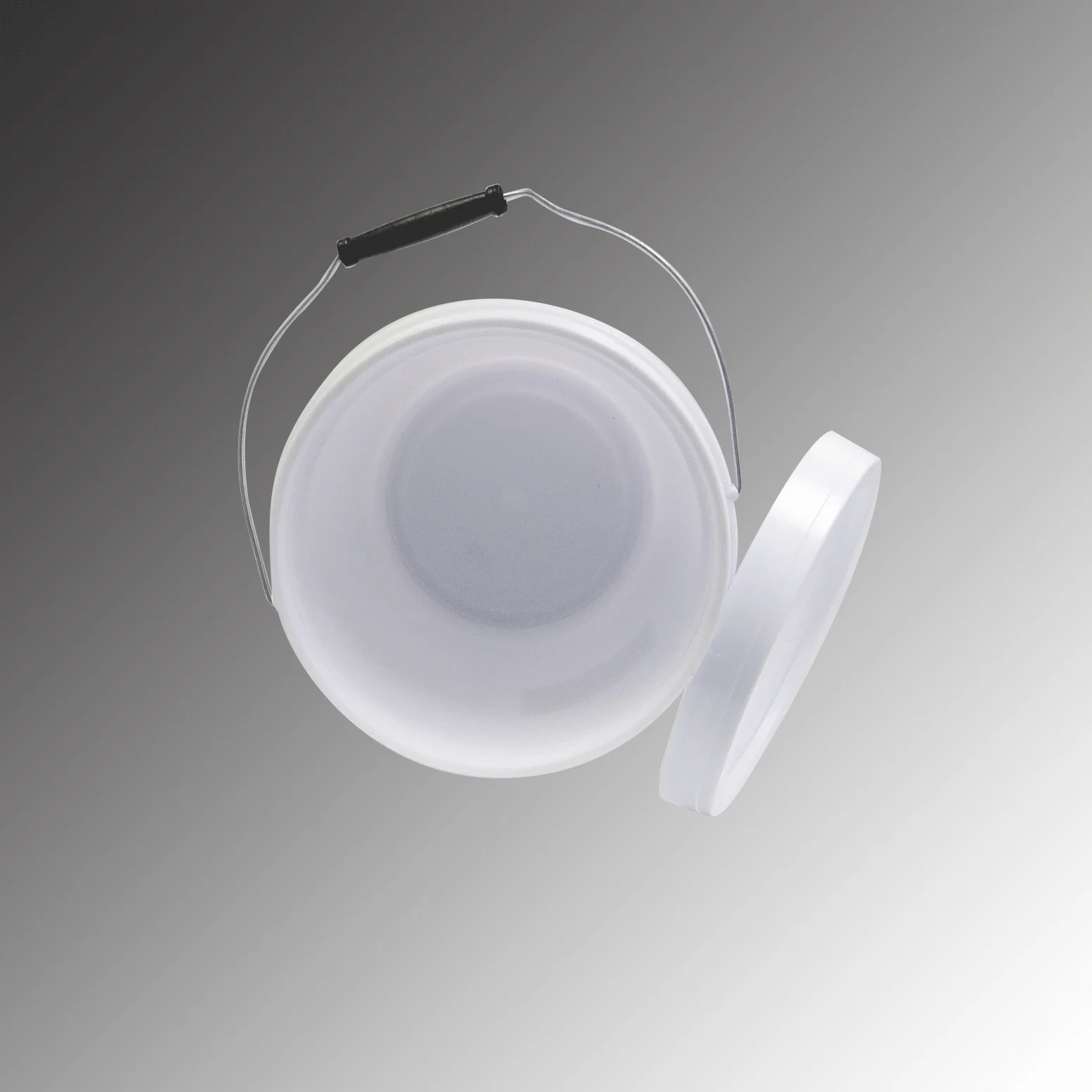 Wholesale Plastic barrel, Plastic Bucket empty Material PP Plastic Type Paint Bucket 1 Gallon