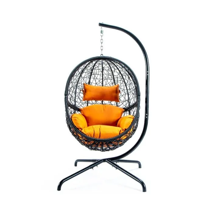 
Roja Kos Hanging Chair with stand ultimate quality comfort chair wicker furniture 