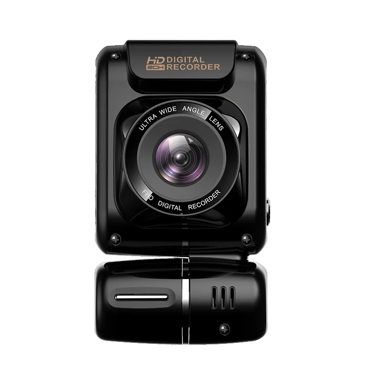 Motorcycle dash camera dual lens 2 channel front and inner  view mini hidden mirror dvr with WIFI