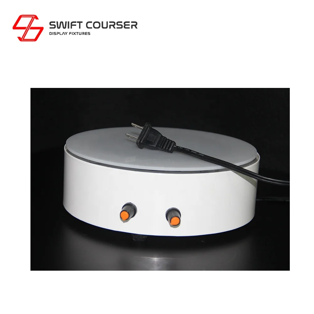 Rotating led light turntable motor cake stand tabletop display for christmas tree