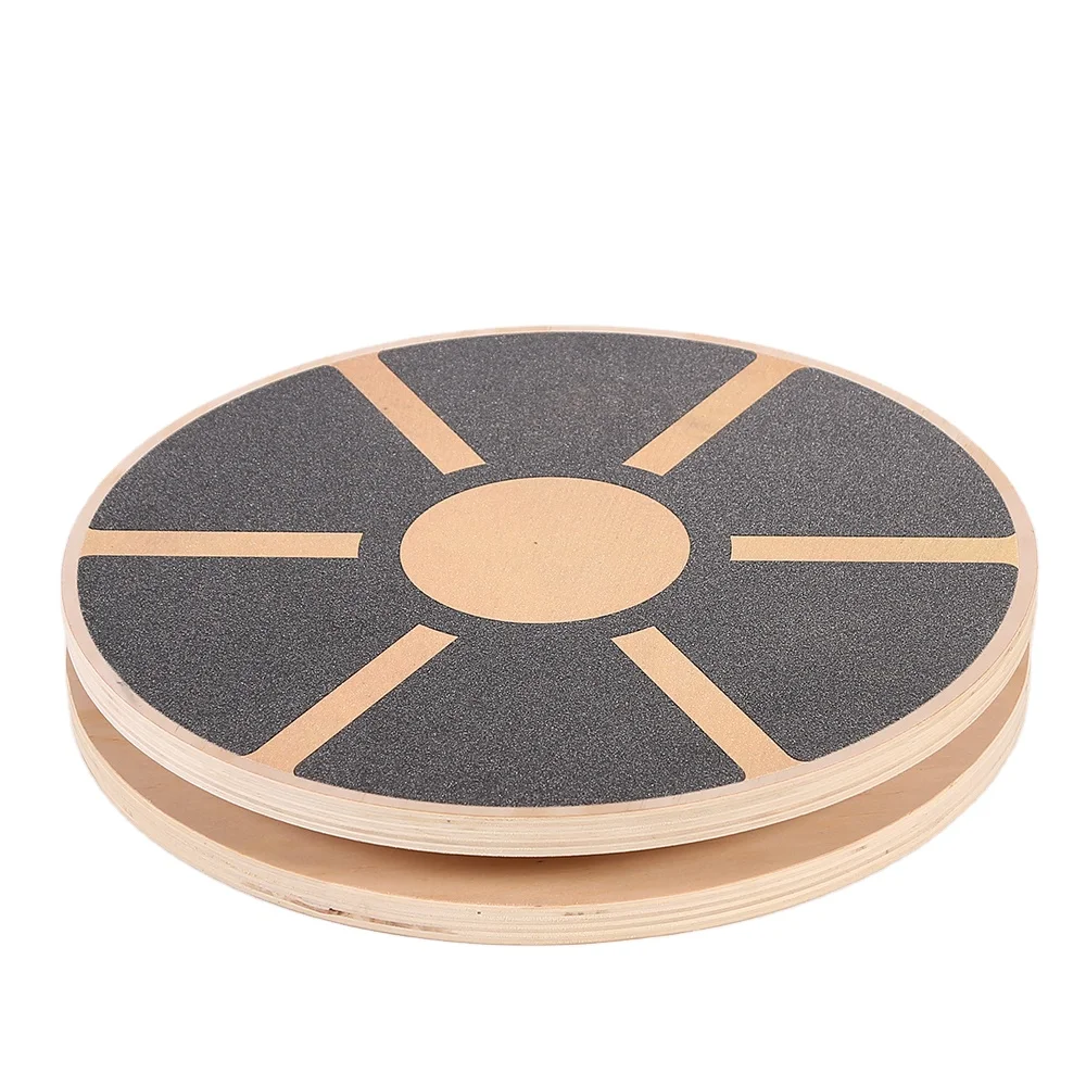 Wholesale Fitness Accessories Fitness Training Yoga Wood Balance Wobble Board