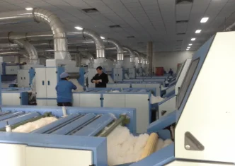 China Yuanquan Fully Automatic Cashmere carding machine Production Line  for Sheep Wool