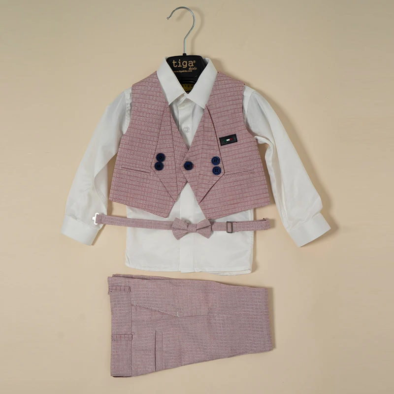 6 months - 2 years old Baby Vest Suit for Wedding Complete Suit Set