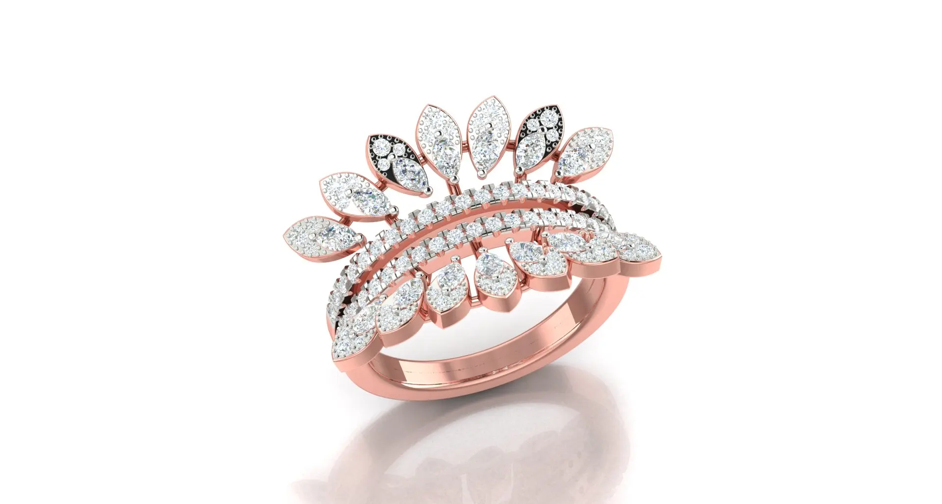 Charming design delicate new design moissanite colorless diamond DEF Certified solitaire ring low price worldwide delivery