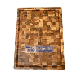 RIO 2022 Cutting Board Teak Wood Rectangle Customize Size  Chopping Blocks Durable  Cutting Board Teak Wood Anti Warping