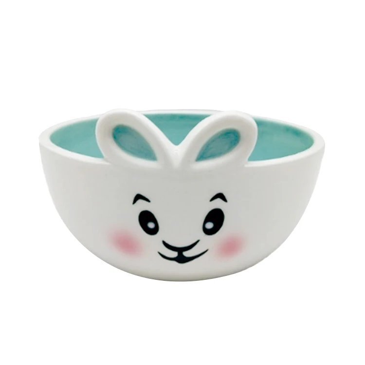 Kawaii Cute Cartoon Ceramic Tableware Rice Soup Candy Bowl