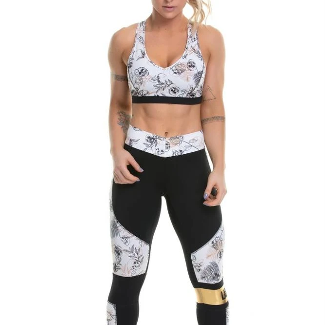 Spikey Rasta Clothing Stripes Leggings Custom Sublimation Women Yoga and Fitness Wear Sportswear OEM Design 50 Sets for Adults
