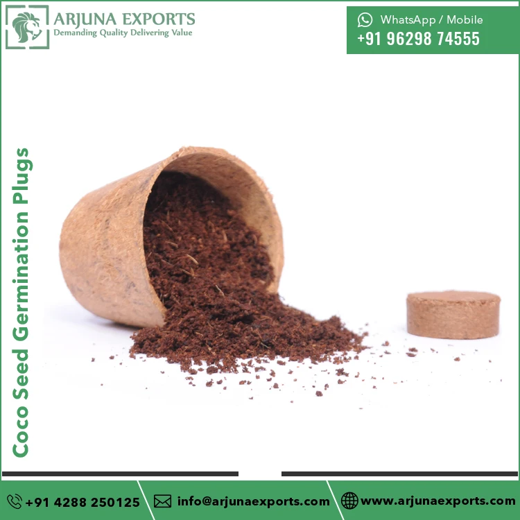 Agricultural Grade Coconut Coco Peat Seed Starter Germination Plugs at Competitive Price Direct From Factory