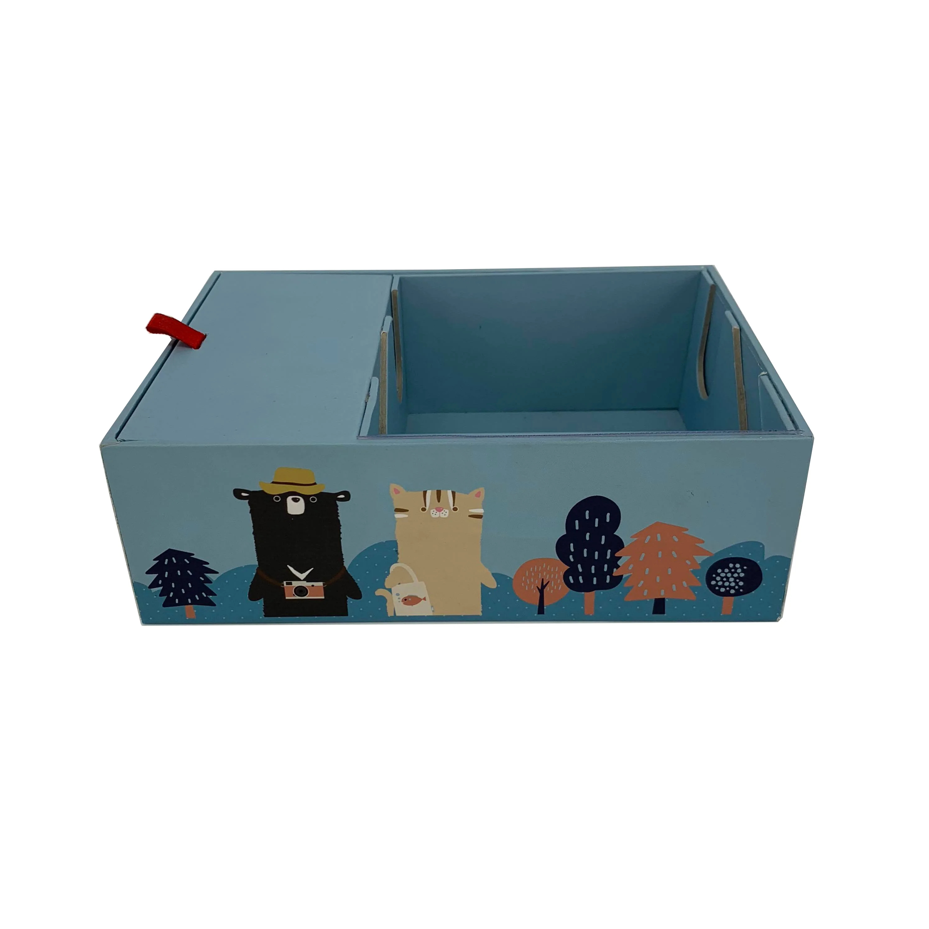 
Animal Cartoon Desk Organizer fot Washi tape Cutting Cutter 