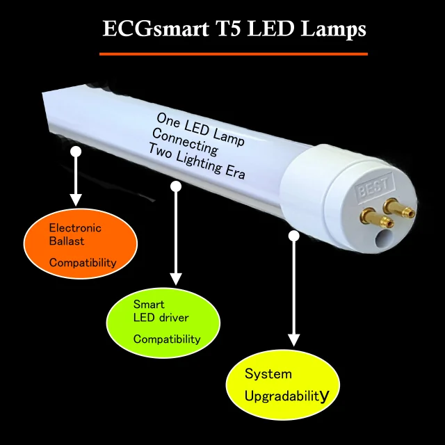 
LED T5 Tube G5; t5 led tube lamps ;t5 tube ballast compatible 