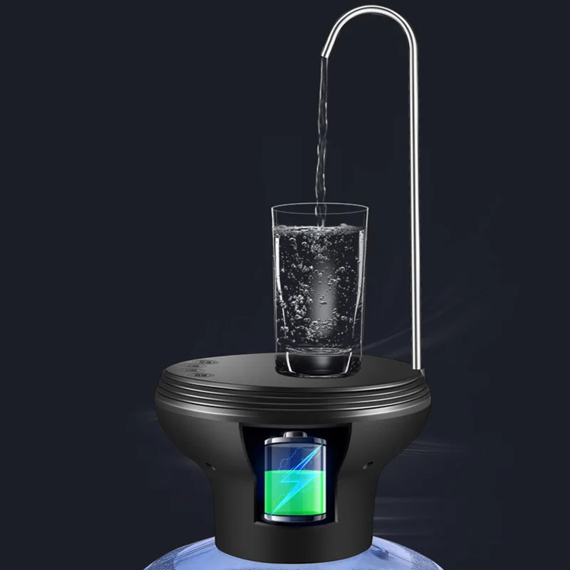 LED Water Dispenser USB Recheargable Home Charging Bucket Automatic Fluid Dispenser USB Rechargeable Durable Electric Water Pump