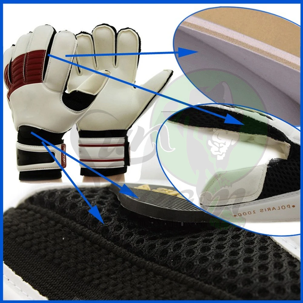 Custom Logo Kids Finger Save Latex Foam Soccer Goalkeeper Gloves Football Gloves