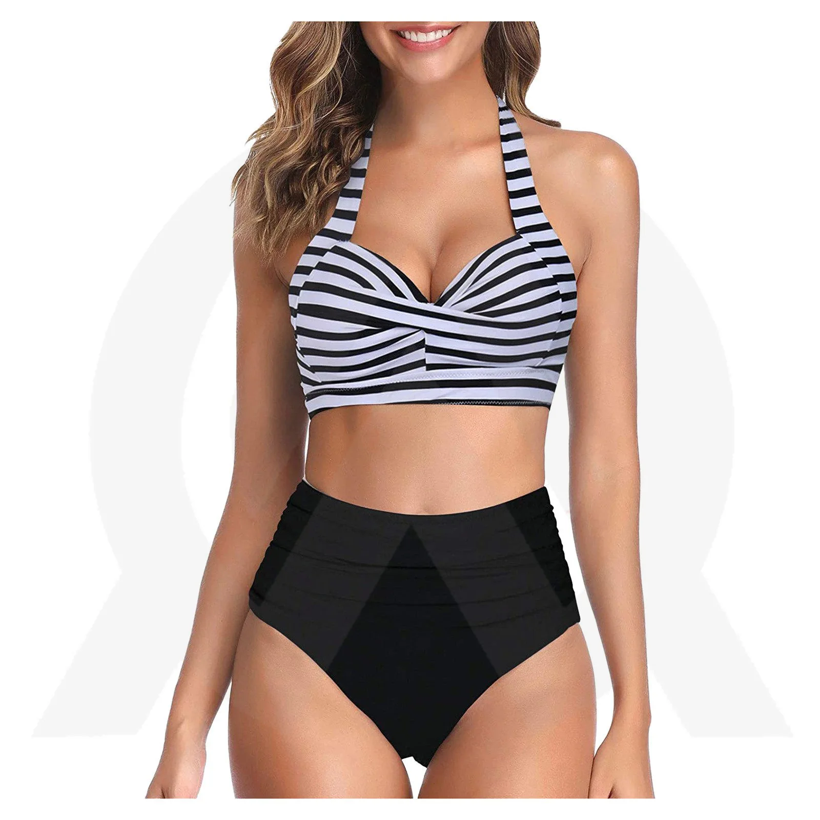 bathing suits swim high waist beach swimwear wholesale spot sexy sling bikini swimwear sexy bikini ladies bikini set