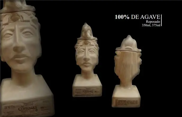 Tequila Shot 100% Pure Agave A Succulent Flavor On Your Palate Glass Bottle