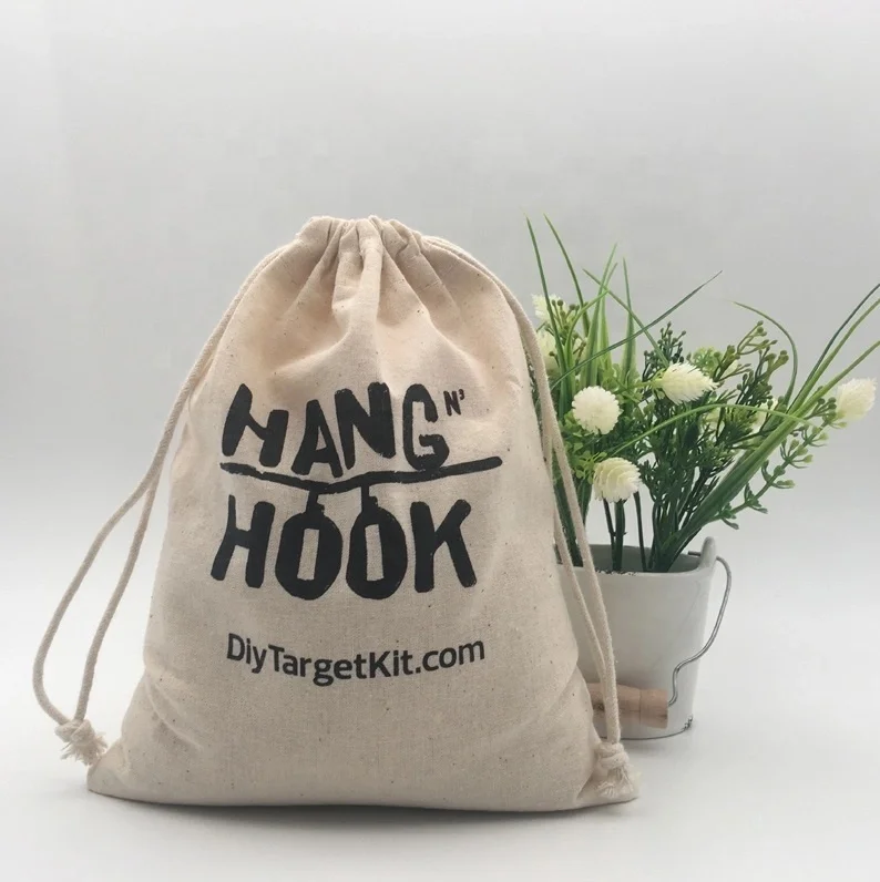 Cotton Drawstring Bag Favor Mailing & Gift Bag for Personal & Commercial Use