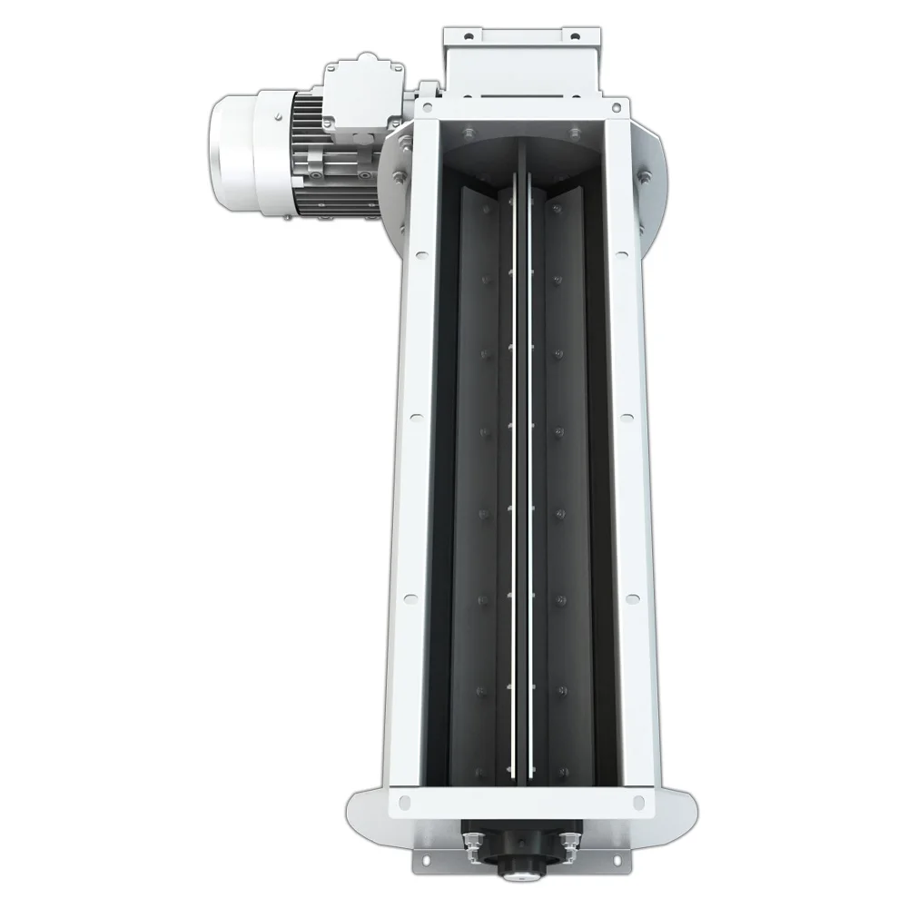 Italian Valve IST 50 - Rotary Unloader Valve in Welded Sheet metal - Flange 198x800 - Kw2,2 18rpm