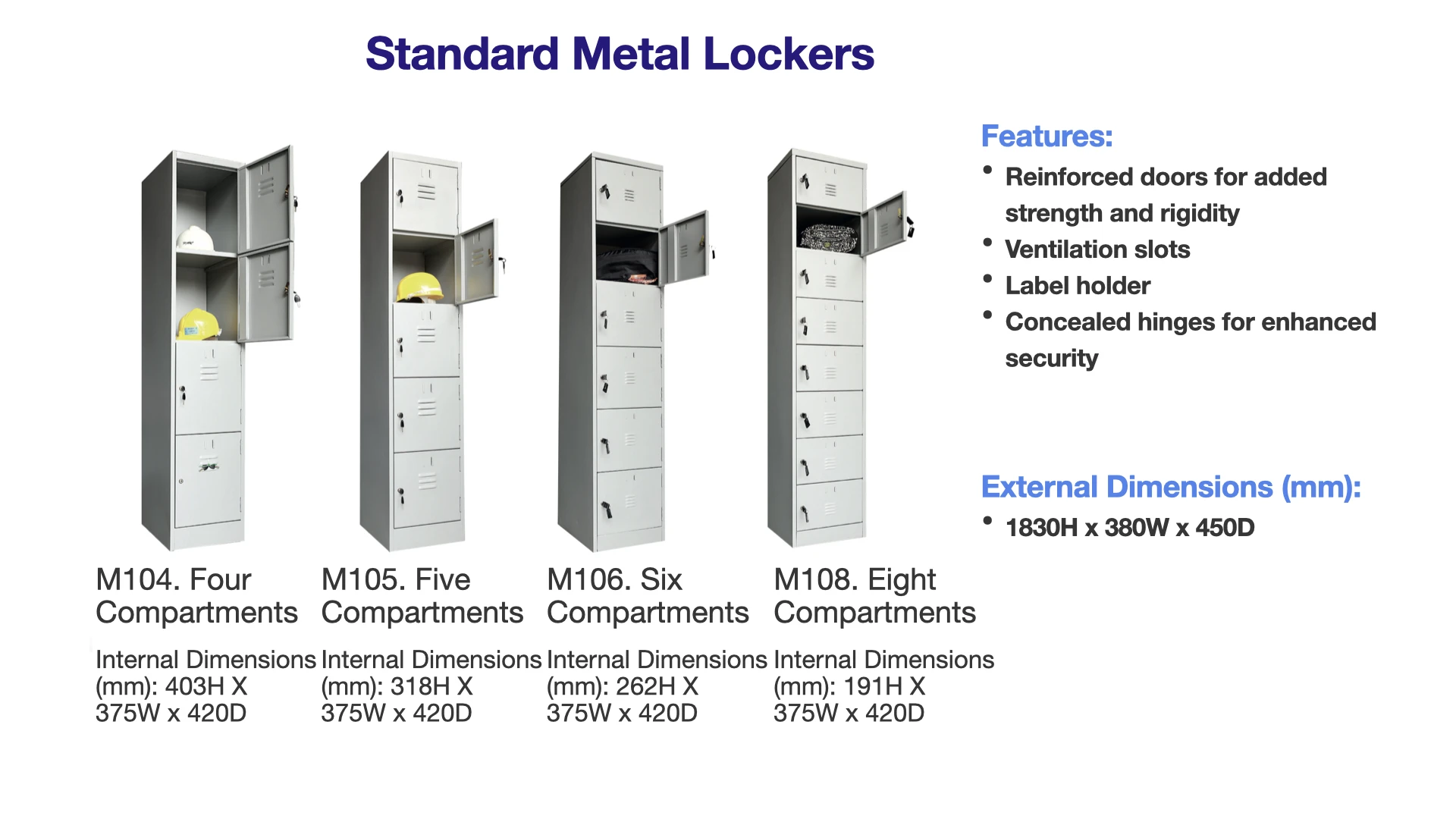  Hot Product Intelligent Locker Manufacturer Factory Standard Metal Lockers