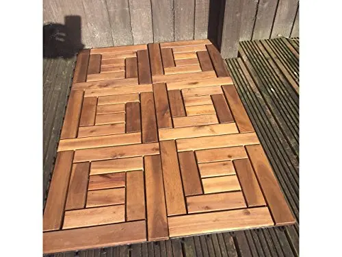
10 Slats Acacia Deck Tile 