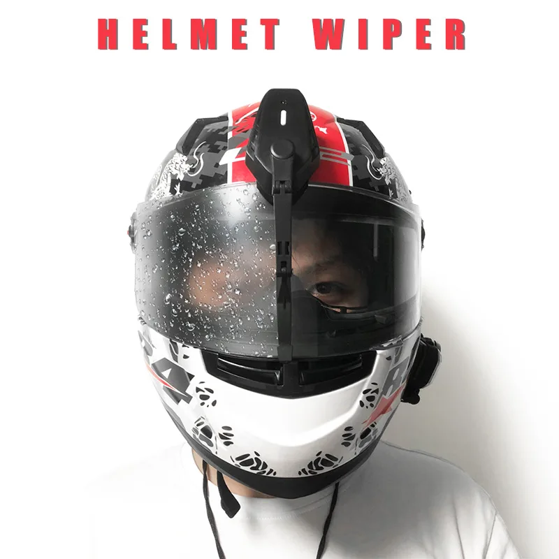 New Design Helmet Wiper Electric Motorcycle Universal  Automatic Safety Long Endurance High quality of Helmet wiper