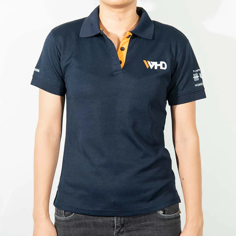 Good quality women  polo shirts wholesale  embroidery custom logo free design Vietnam clothing