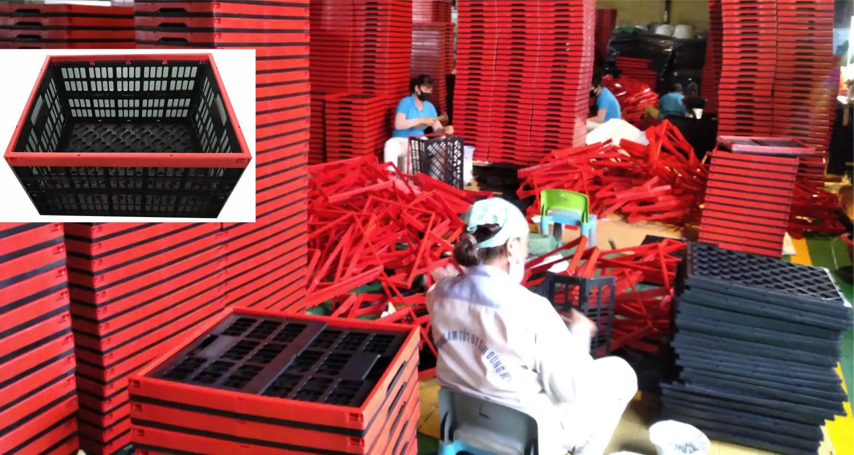 Удобные современные пластиковые складные транспортные ящики для овощей фруктов коробка хранения документов и пикника