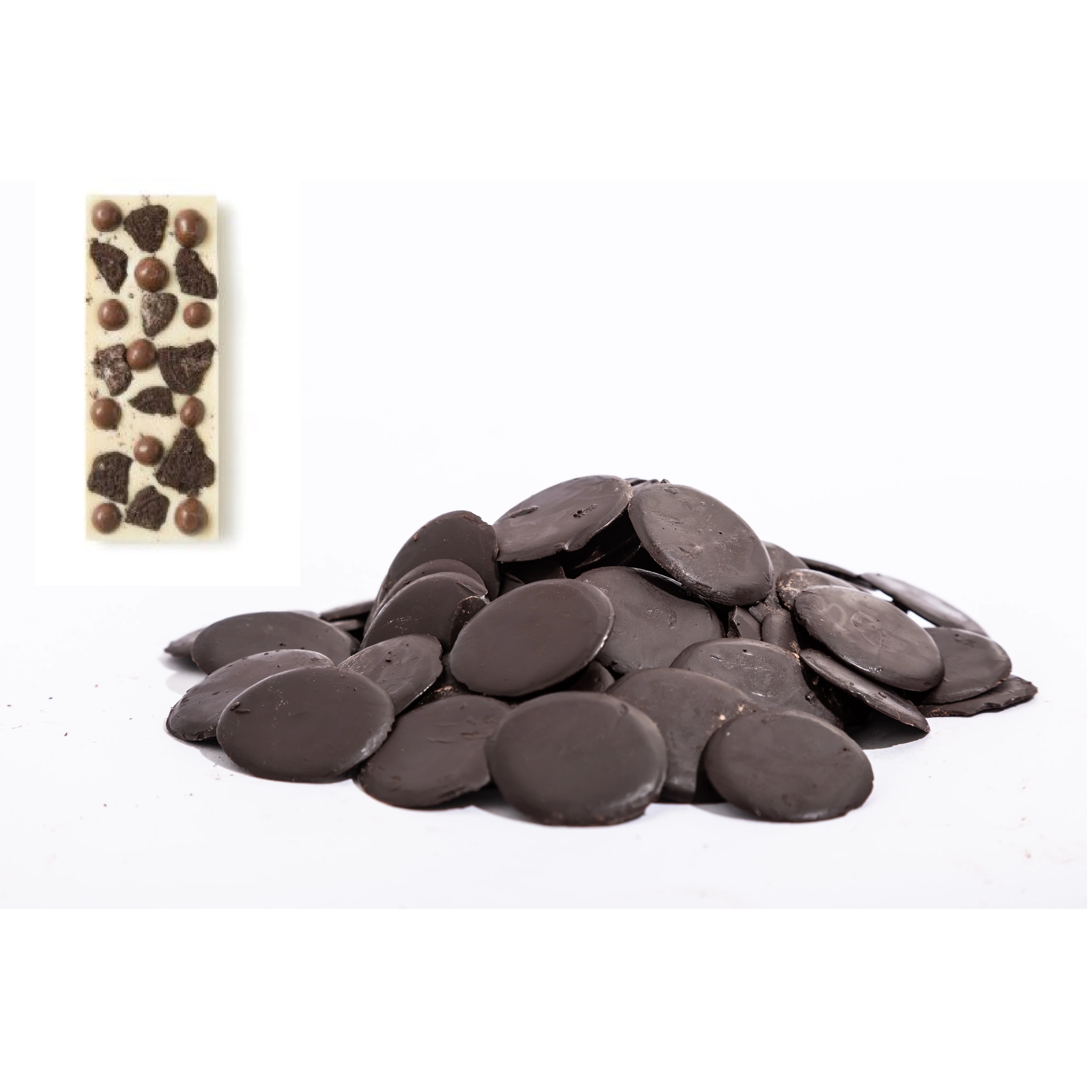 
Premium Cake Covered Black Brown Chocolate Flavour Chocolate Button From Malaysia 