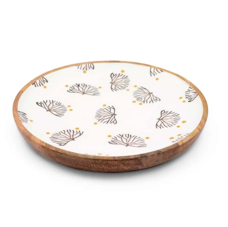 Food Safe Wooden Enamel Salad Serving Bowl Manufacturer of Premium Wooden Salad Serving Bowl