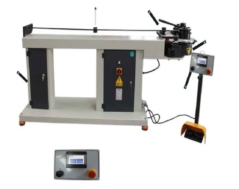 MOTORIZED PIPE BENDING MACHINE WITH MANDREL AND DRO