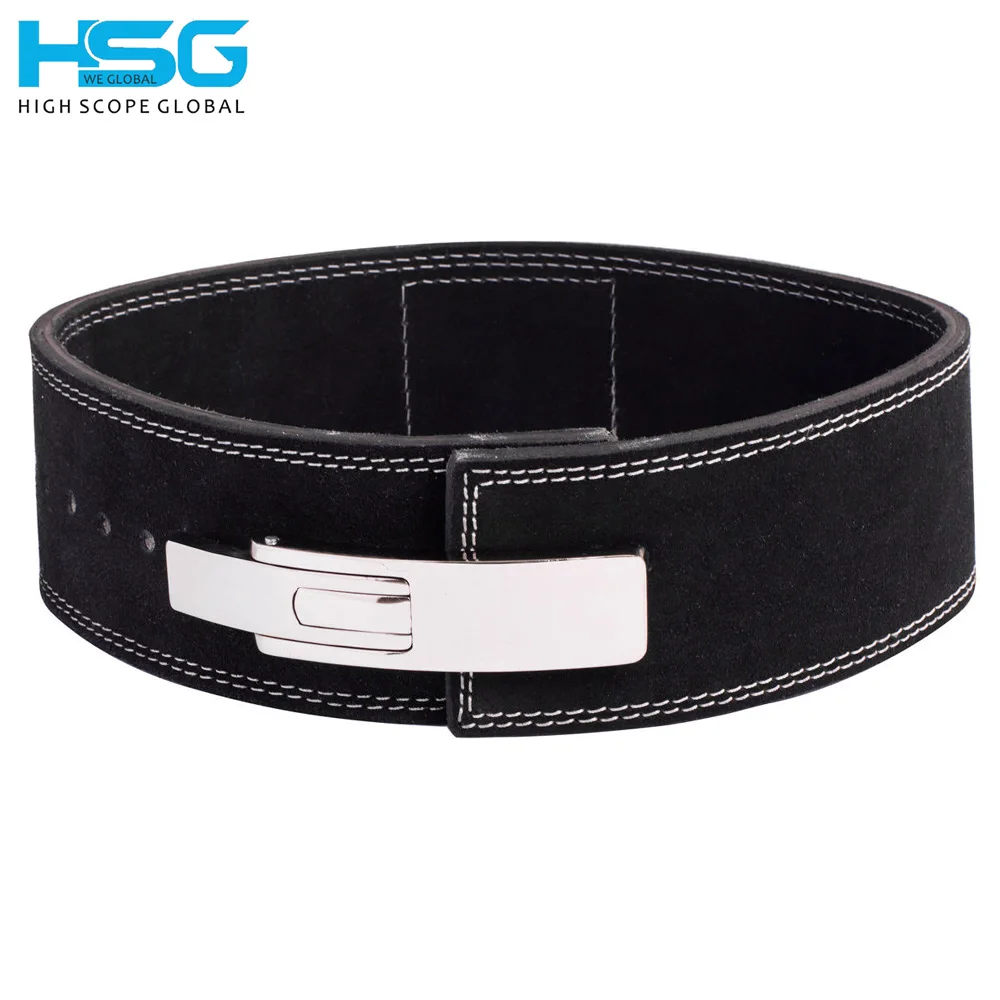 Gym Training Weightlifting Belts 10mm Leather Powerlifting Belt Lever 13mm Weight Lifting Belts