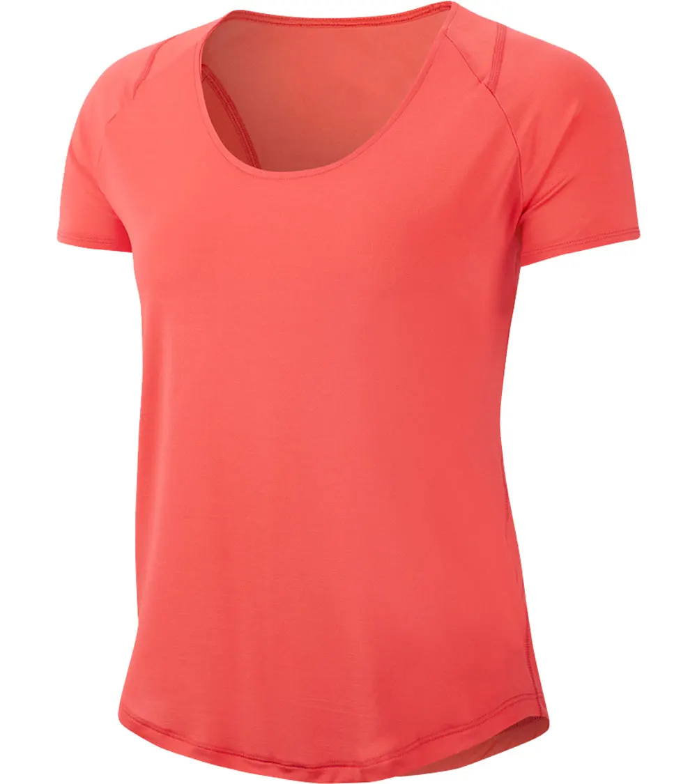 
Кораллово-красный-футболка для женщин-хлопок-Сделано в атласной промышленности 