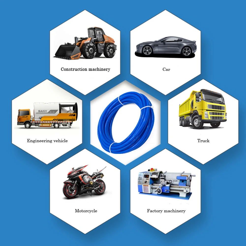 Китайский завод Лидер продаж латексная трубка шланг из натурального каучука и латекса Синий Нейлоновый силиконовый 1/2 дюйма