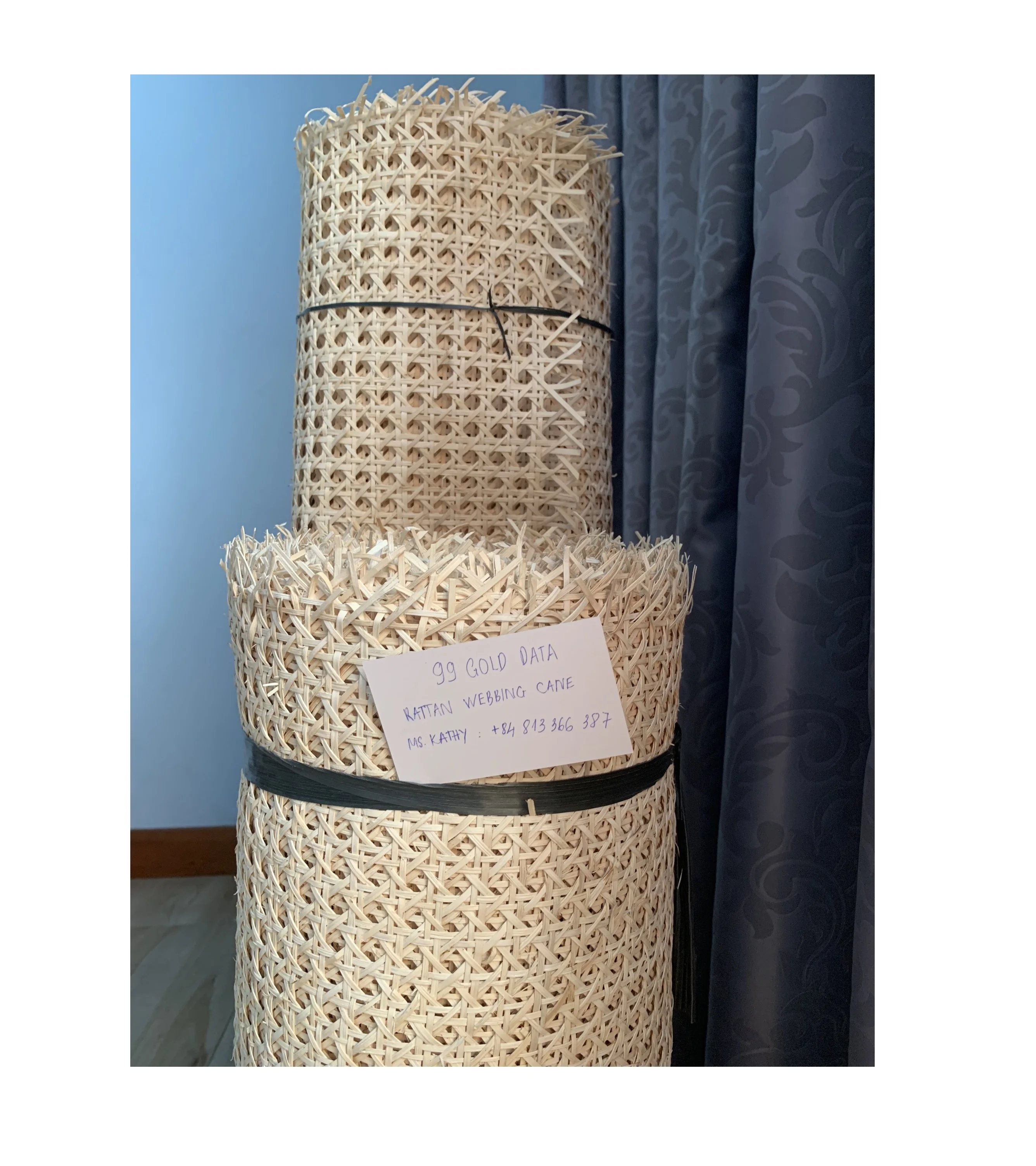  Wholesale Unbleached Rattan Webbing Roll - Natural Cane Bleached Raw Material