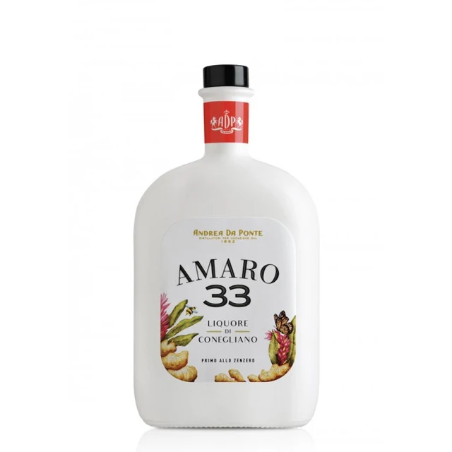 
GINGER LIQUOR AMARO 33 COCKTAIL EDITION 70CL CON GRAPPA DI PROSECCO 