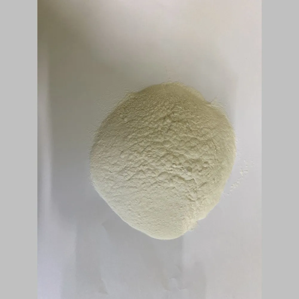 Белый и прозрачный порошок агара-агара для пищевых применений