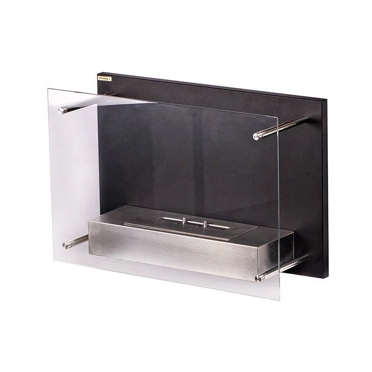 2019 hotsale trendy design wall mounted  ethanol fireplace for indoor heating and home decoration