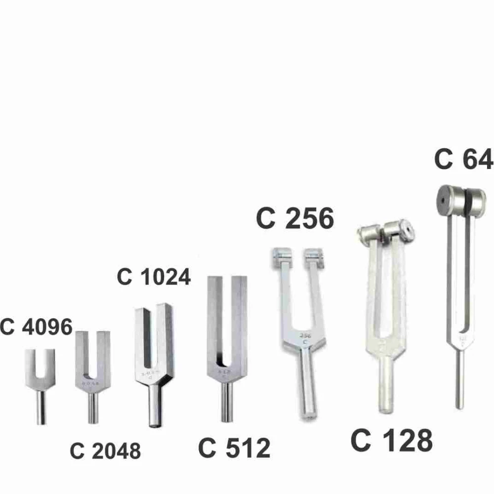 TUNING FORK SET OF 7 PIECES FOR HEALING THERAPY SURGICAL MEDICAL NEUROLOGICAL DIAGNOSTIC INSTRUMENTS      MGI-12
