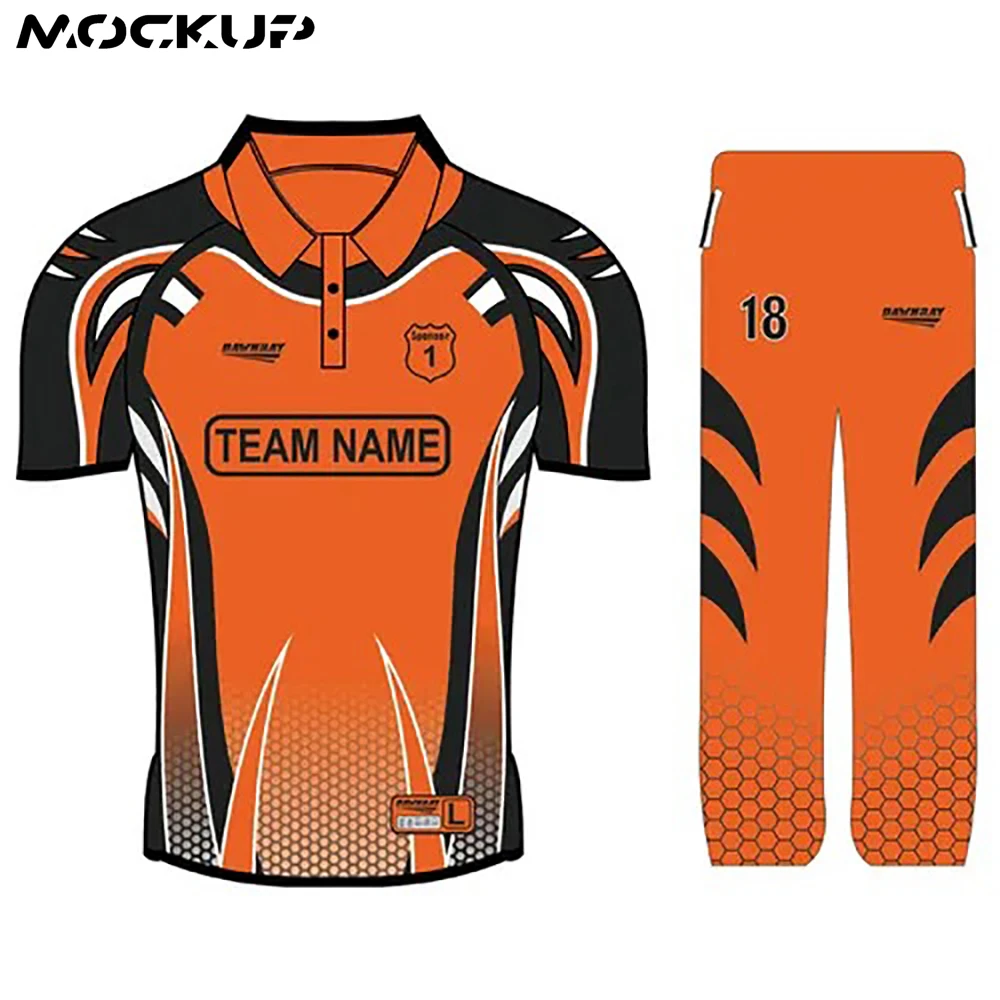 
OEM service design team cricket uniform pictures custom sublimated logos coloured new design cricket jersey for men 
