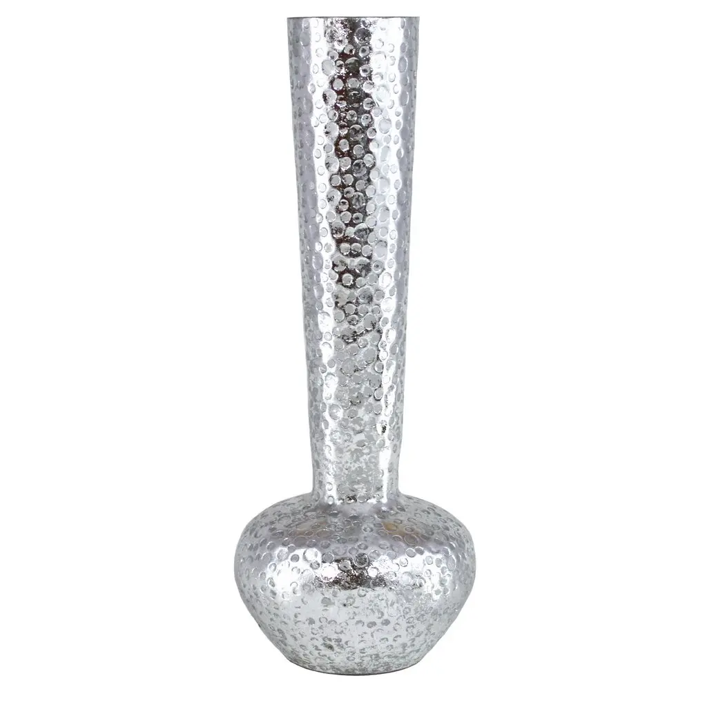 High Quality Round Solid Tall Metallic Vase Flower Vases Set Glass And Crystal Vases for Home Decoration
